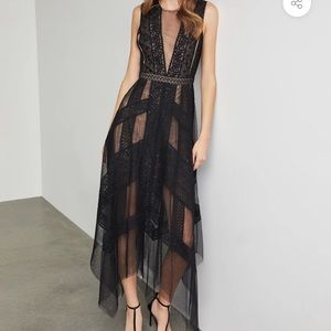 BCBG Maxazria lace and tulle dress